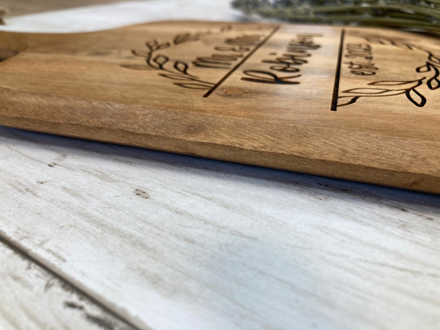 Personalised Mr & Mrs Wedding Board