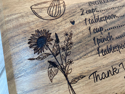 Personalised Mum Board