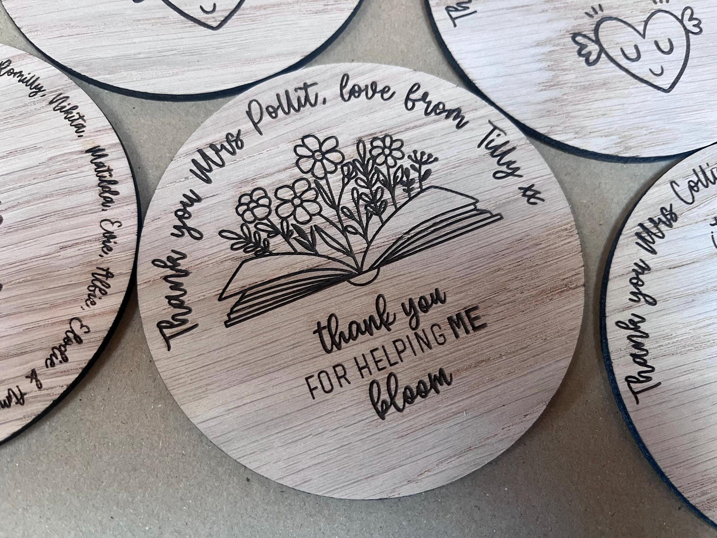 Thank You Teacher Plaque/Card Alternative
