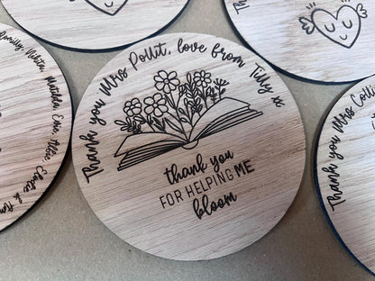 Thank You Teacher Plaque/Card Alternative