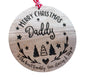 Large Daddy Personalised Bauble/Daddy Christmas Card Alternative