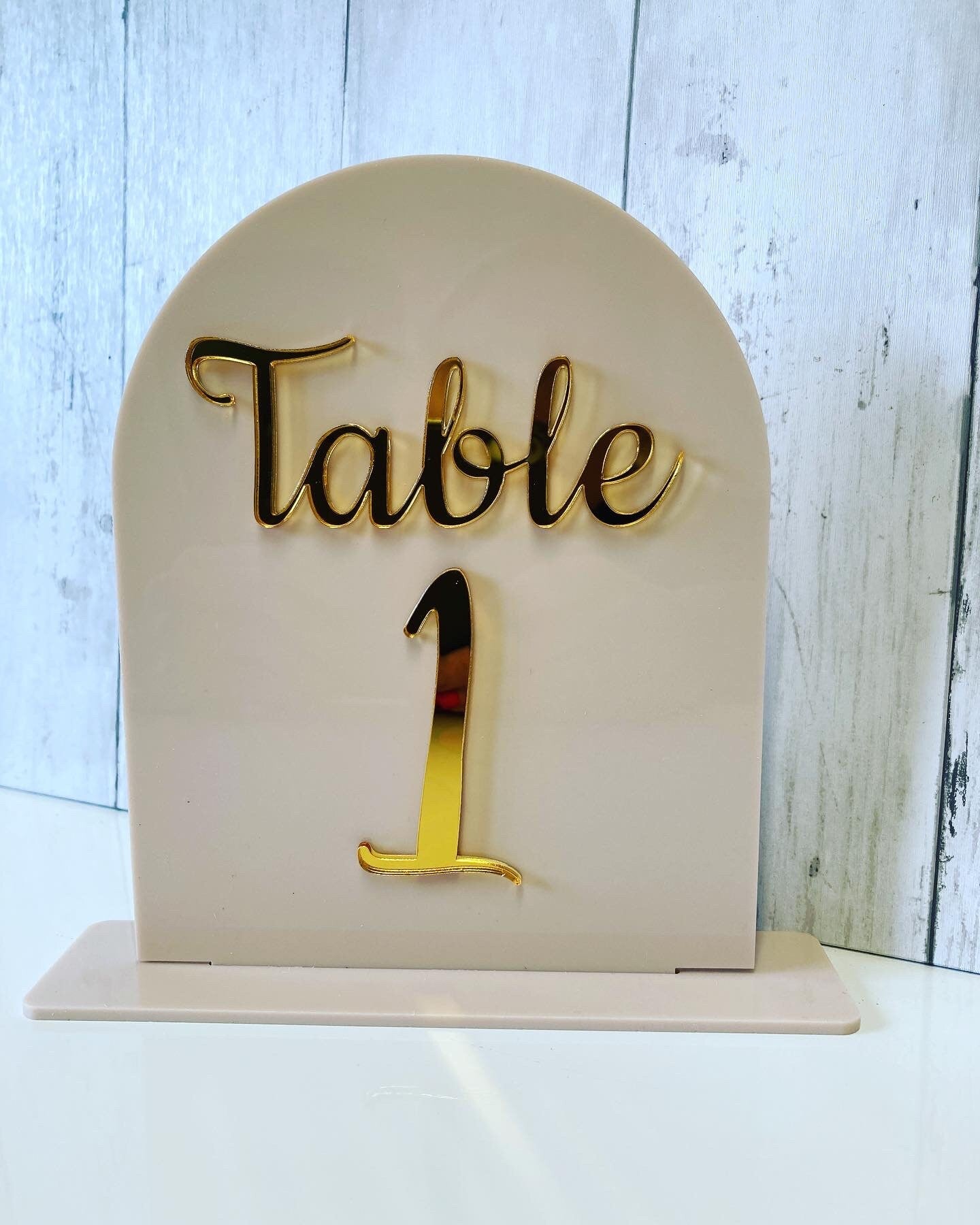 Wedding Table Centrepiece Table Arch Number