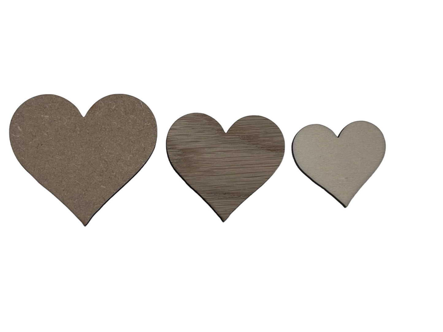 Heart Shaped Acrylic Blanks Pack of 20