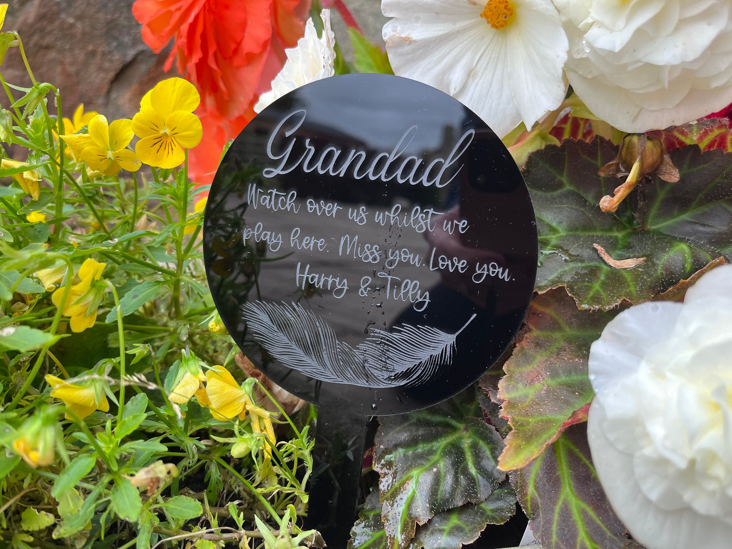 Grandad Memorial Plant Marker