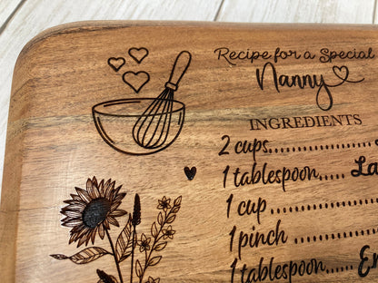 Personalised Nanny Board