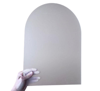 Frosted Acrylic Blank Archfor DIY Signage
