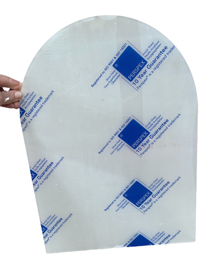 Frosted Acrylic Blank Archfor DIY Signage