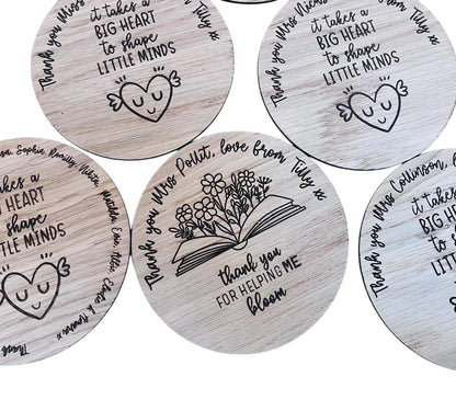 Thank You Teacher Plaque/Card Alternative