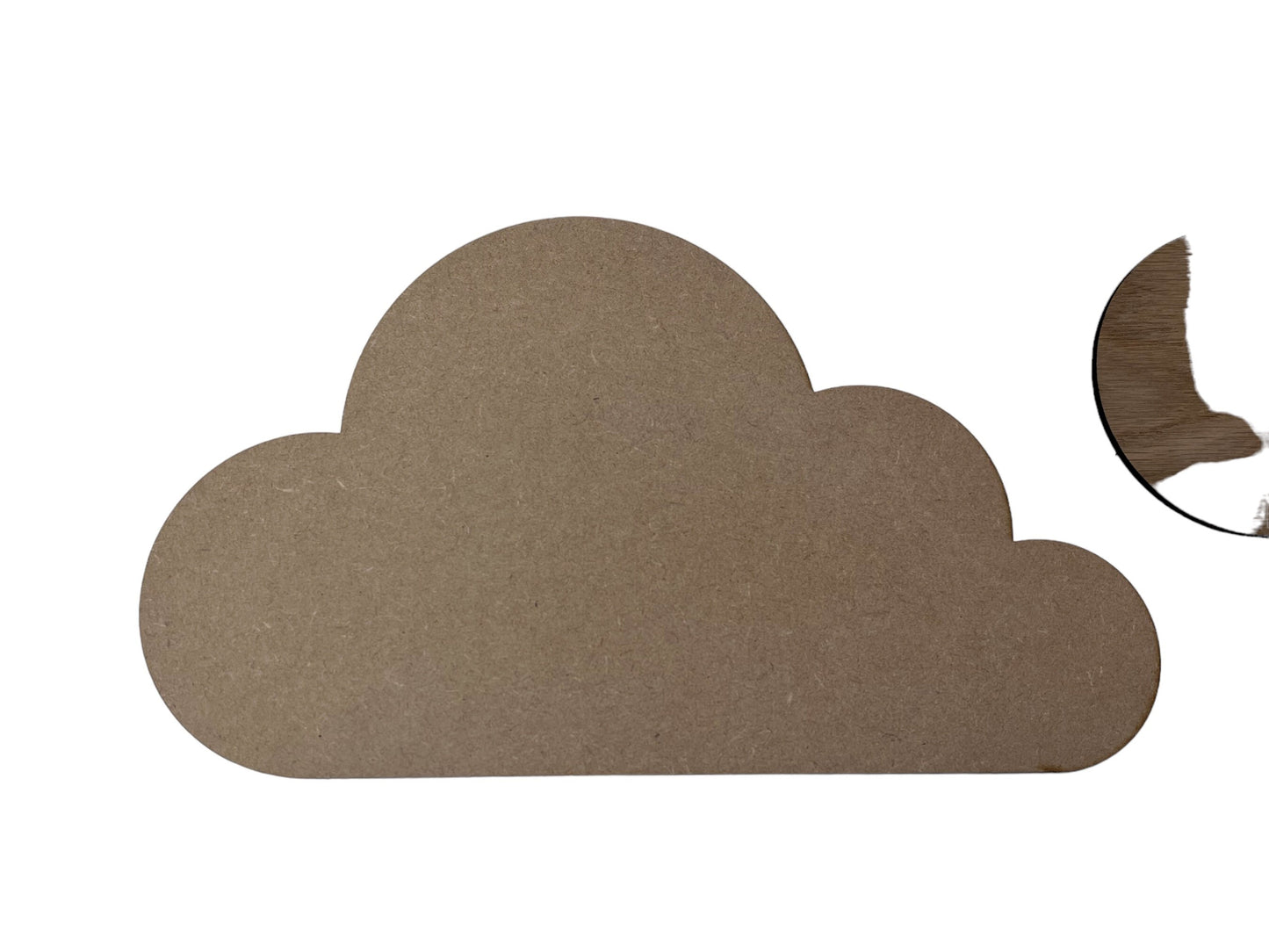 Pack of 4 Wood Cloud Blanks, Nursery Wall Decor