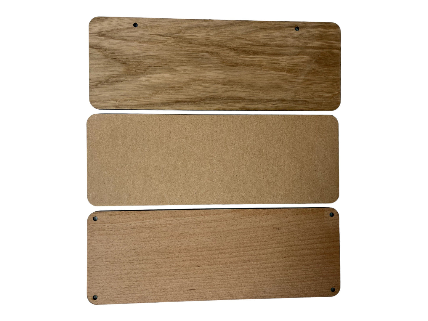 Blank Wooden Sign with or without holes
