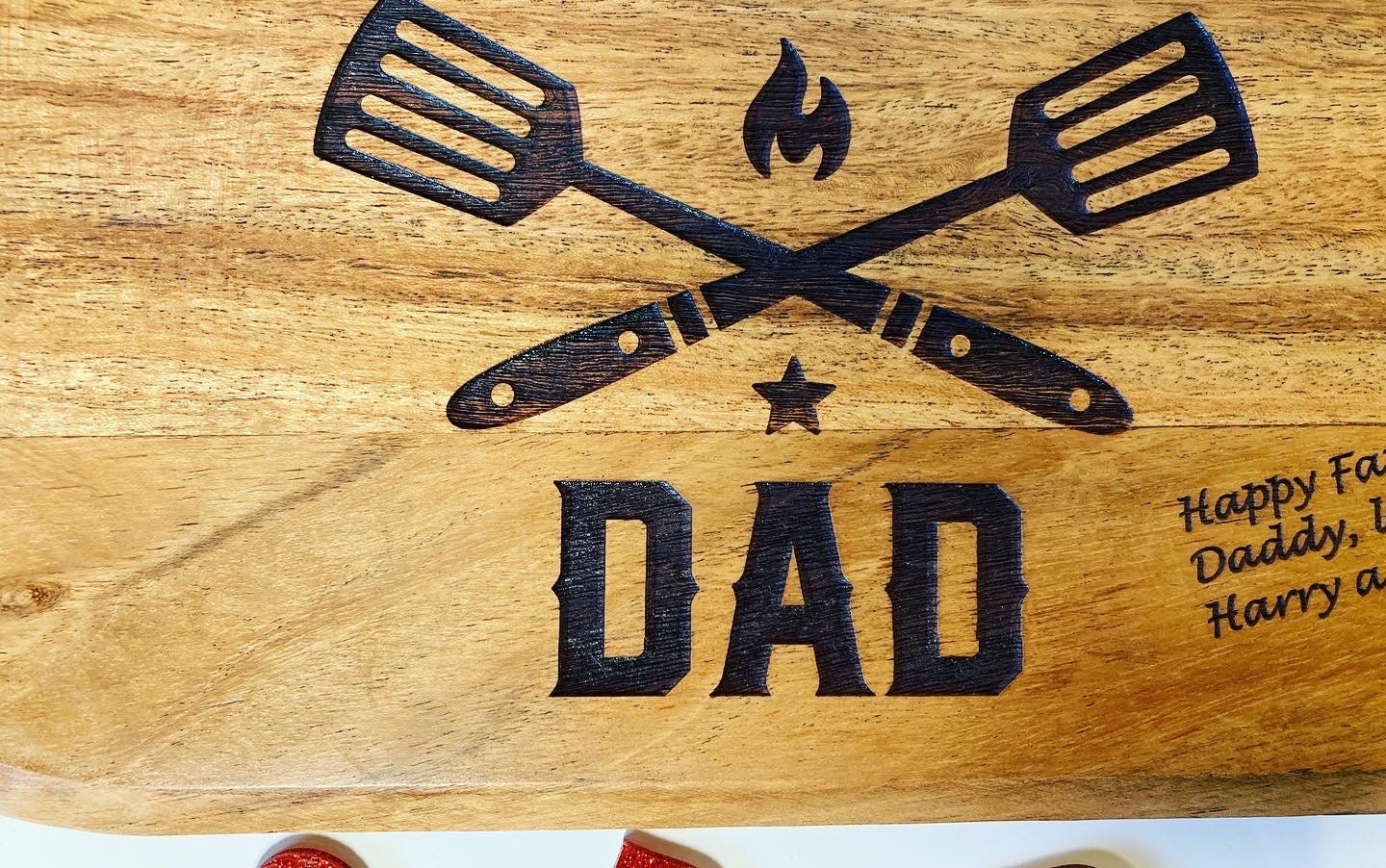 Personalised Dad BBQ board