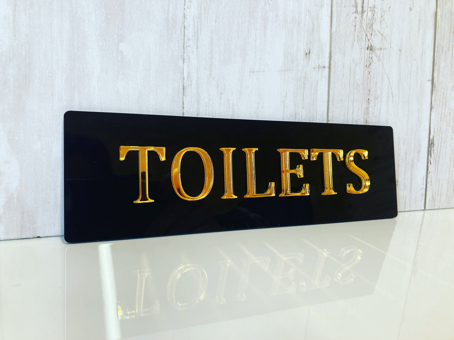 Acrylic Toilet Door Sign