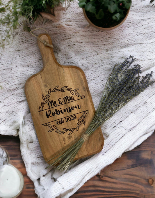 Personalised Mr & Mrs Wedding Board
