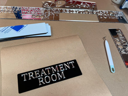 Treatment Room Door Sign