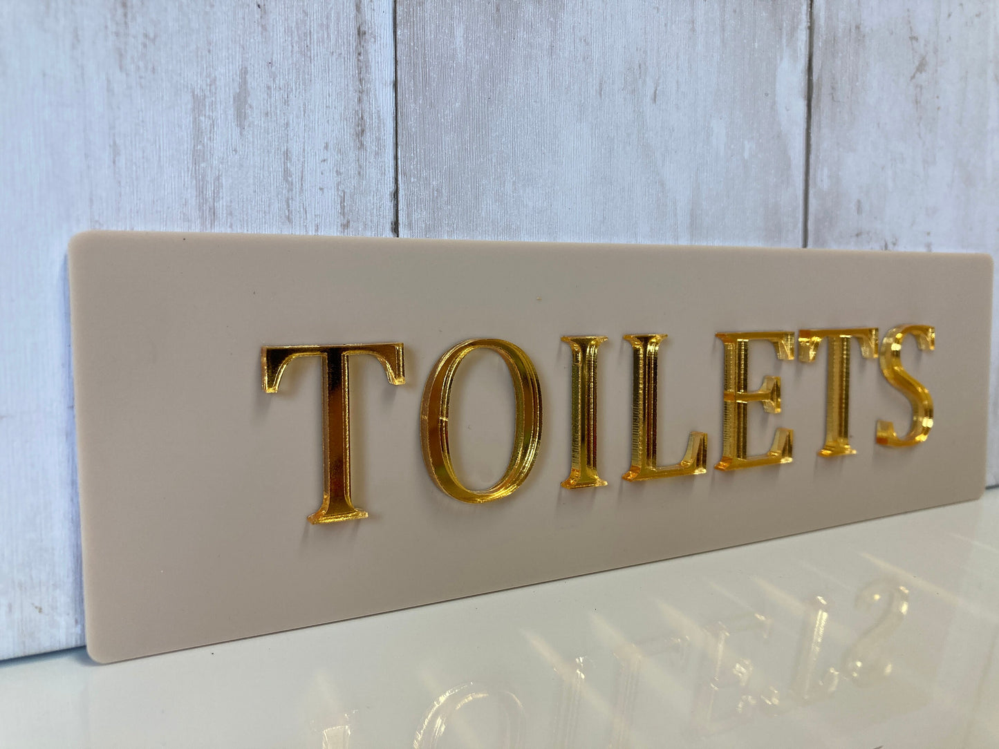Acrylic Toilet Door Sign