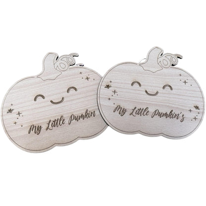 Wooden My Little Pumpkin Halloween Sign