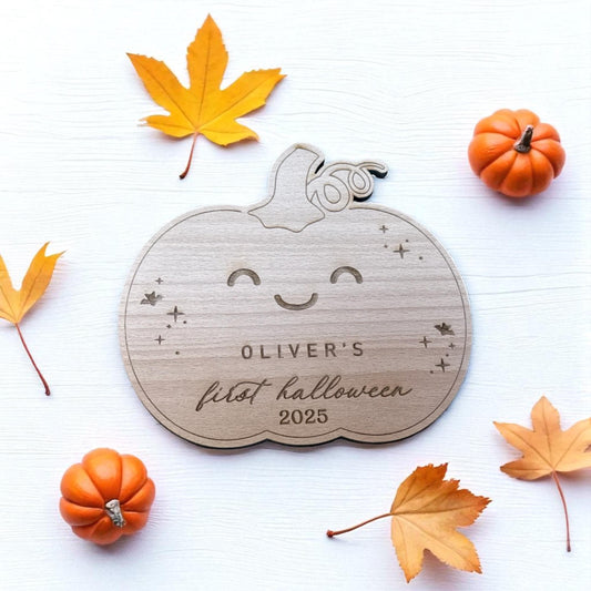 Personalised My First Halloween Sign