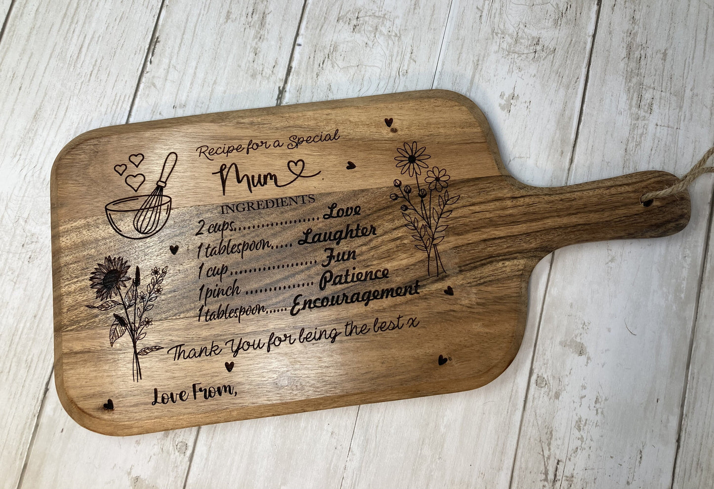 Personalised Mum Board