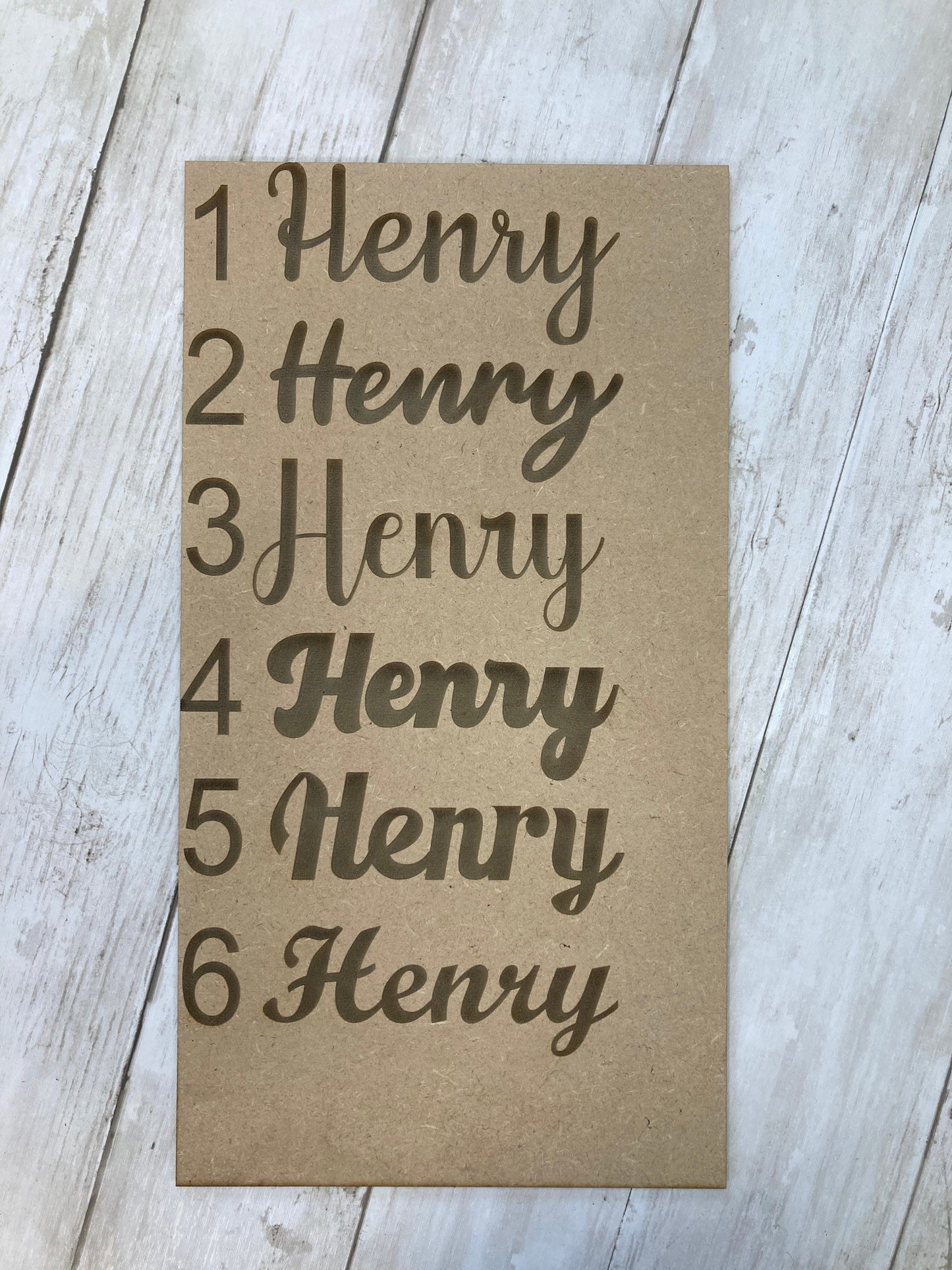 Mirror Acrylic Wall Name Sign