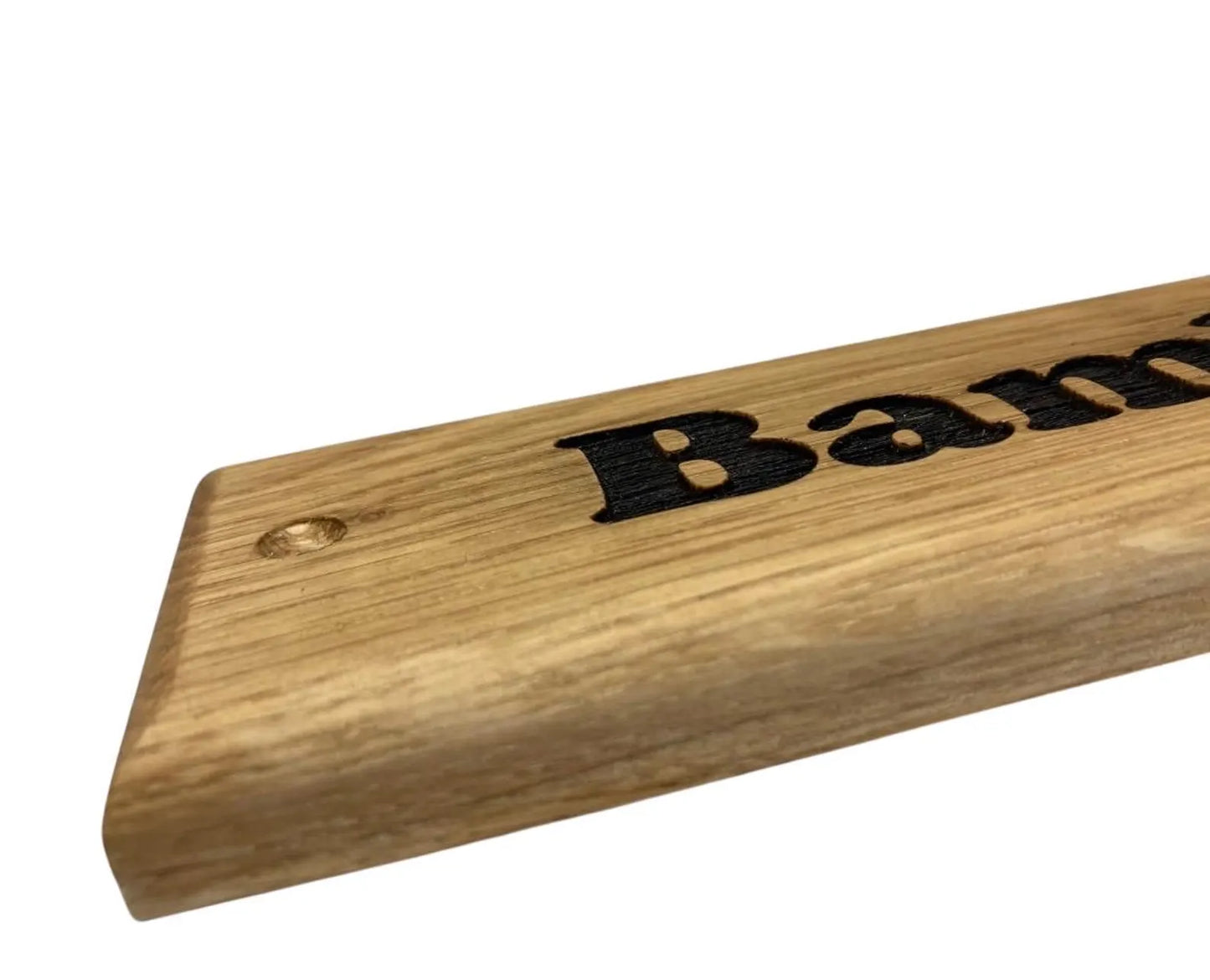 Soild Oak Engraved Stable Door Plaque