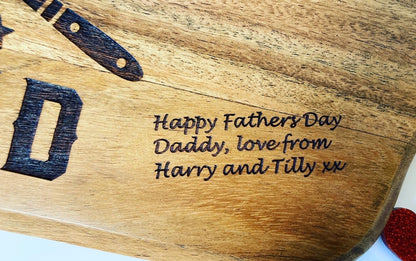 Personalised Dad BBQ board