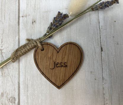 Engraved Wedding Name Places