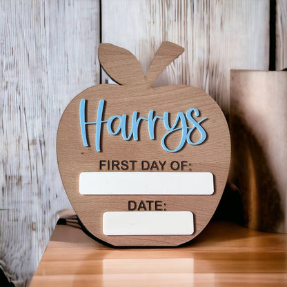 First Day of/Back to school School Photo Prop