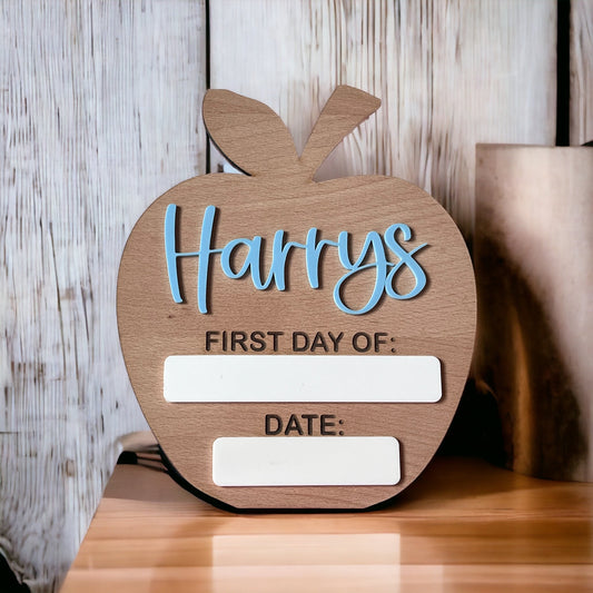 First Day of/Back to school School Photo Prop