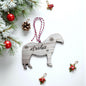 Shetland Pony Christmas Tree Decoration