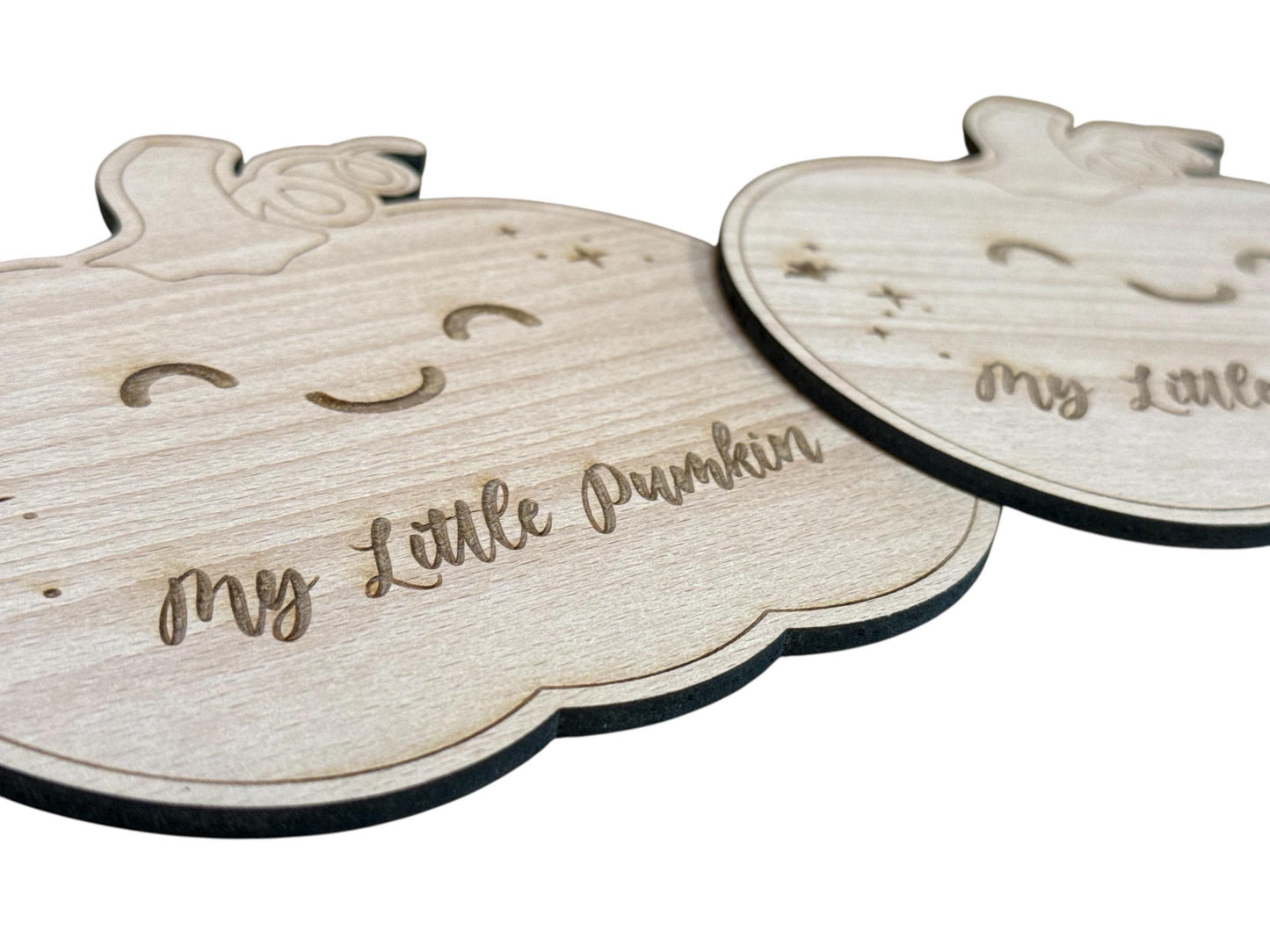 Wooden My Little Pumpkin Halloween Sign