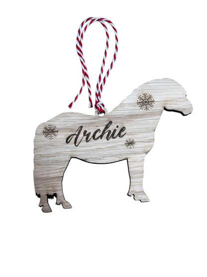 Shetland Pony Christmas Tree Decoration
