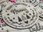 Large Nanny Personalised Bauble/Christmas Card Alternative