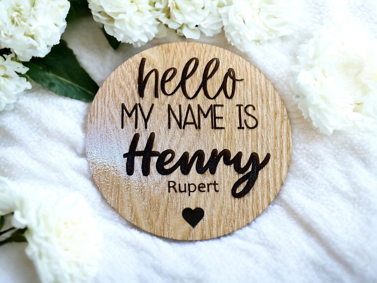 Personalised Baby Birth Announcement Sign