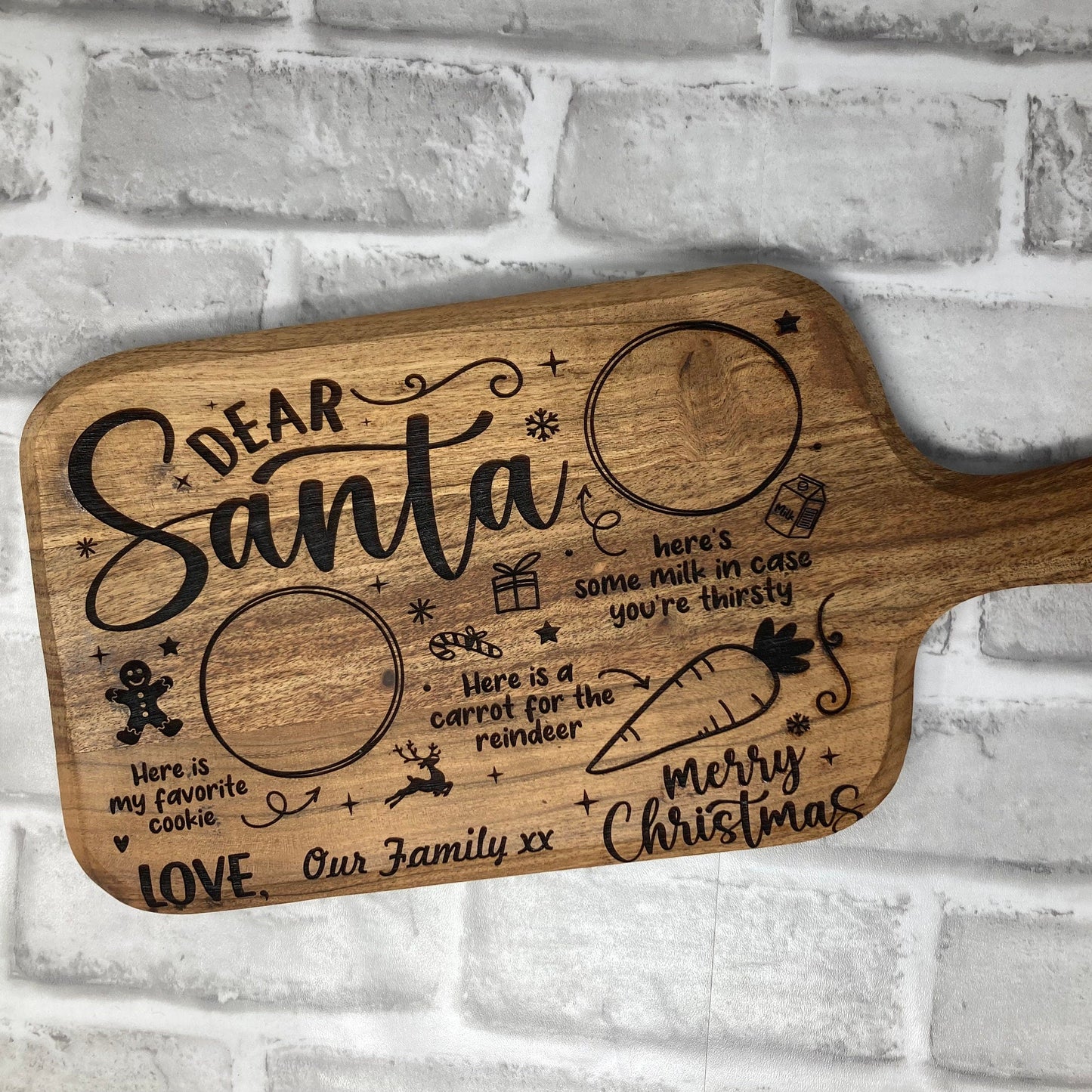 Personalised Christmas Eve Board