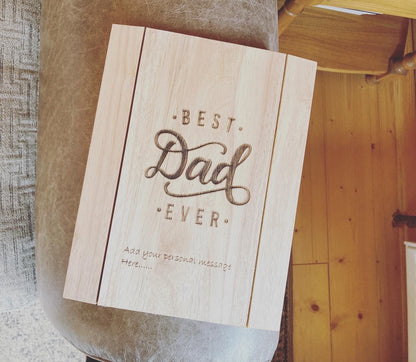 Personalised Sofa Tray Gift For Dad