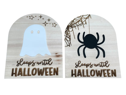 Halloween Countdown Plaque