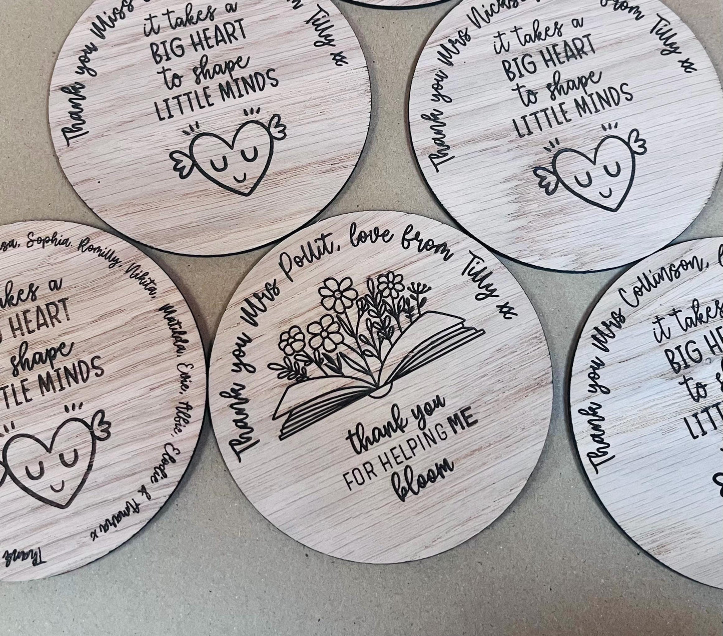 Thank You Teacher Plaque/Card Alternative