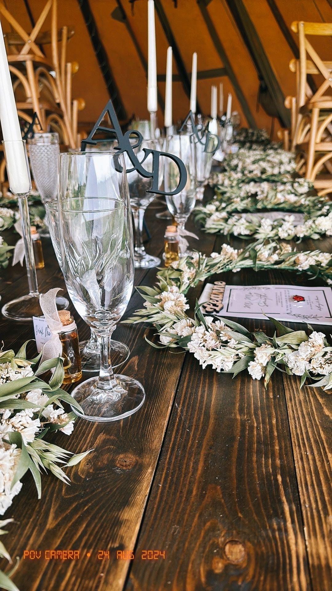 Acrylic Drink Toppers/Wedding Glass Toppers