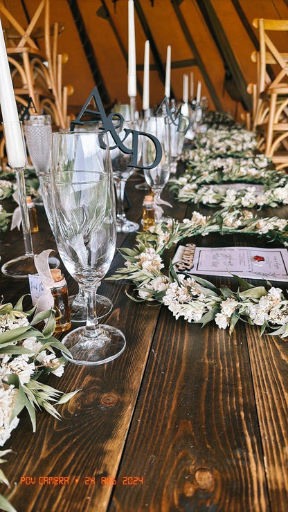 Acrylic Drink Toppers/Wedding Glass Toppers